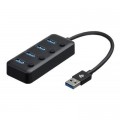 2E Концентратор 2E USB 2.0 to 4*USB3.0, with switch, 0.25 м (2E-W1405)