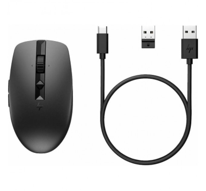 HP Мишка HP 710 Silent Rechargeable Wireless Black (6E6F2AA)