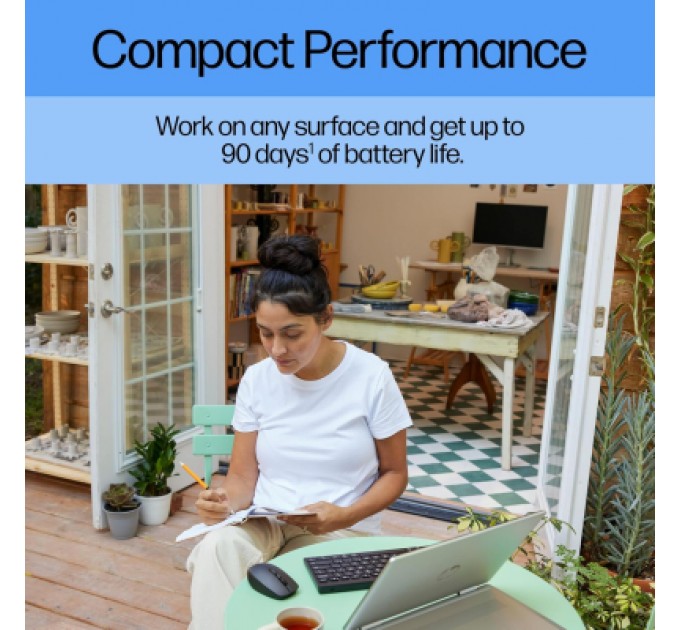 HP Мишка HP 710 Silent Rechargeable Wireless Black (6E6F2AA)