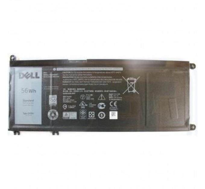 Dell Акумулятор до ноутбука Dell Inspiron 17-7778 33YDH, 56Wh (3500mAh), 4cell, 15.2V, Li-ion (A47309)