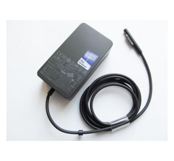 Microsoft Блок живлення до планшета Microsoft 60W 15В, 4А, разъем special + USB (model 1706 / A40234)