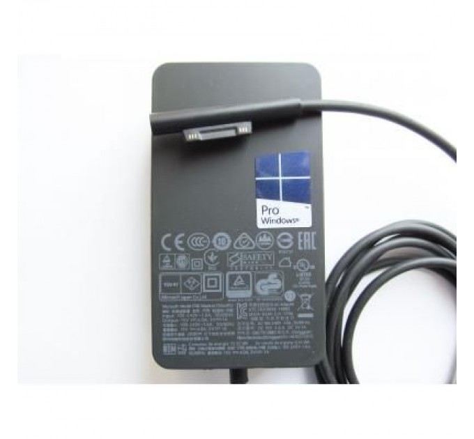 Microsoft Блок живлення до планшета Microsoft 60W 15В, 4А, разъем special + USB (model 1706 / A40234)