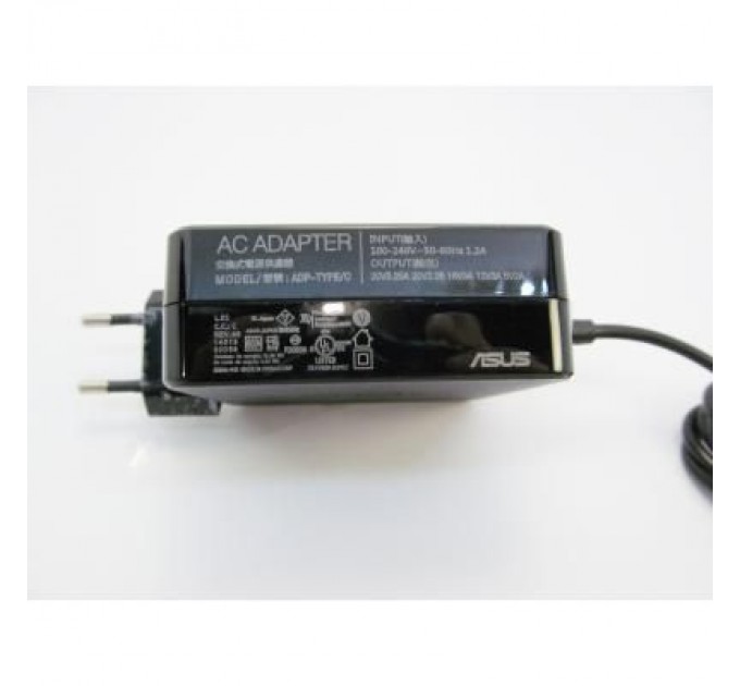ASUS Блок живлення до ноутбуку ASUS 65W 20V, 3.25A + 15V, 3A + 12V, 3A + 5V, 2A, разъем USB Type (ADP-TYPE/C / A40242)