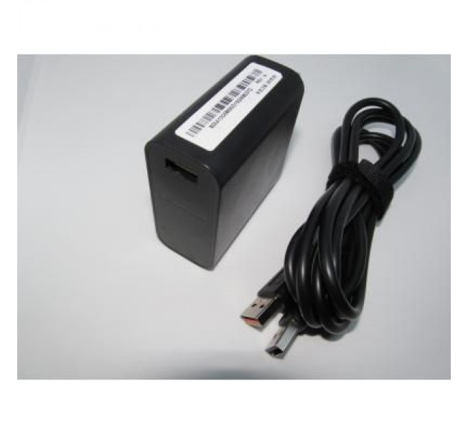Lenovo Блок живлення до ноутбуку Lenovo 65W 20V, 3.25A / 5V, 2A разъем bevel USB (косой) wall mount (ADL65WDA / A40248)