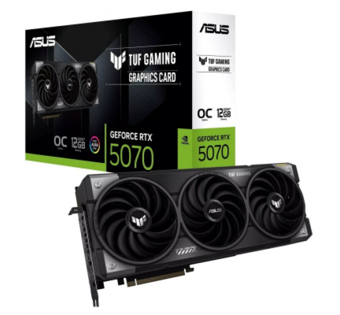 ASUS Відеокарта ASUS GeForce RTX5070 12Gb TUF OC GAMING (TUF-RTX5070-O12G-GAMING)