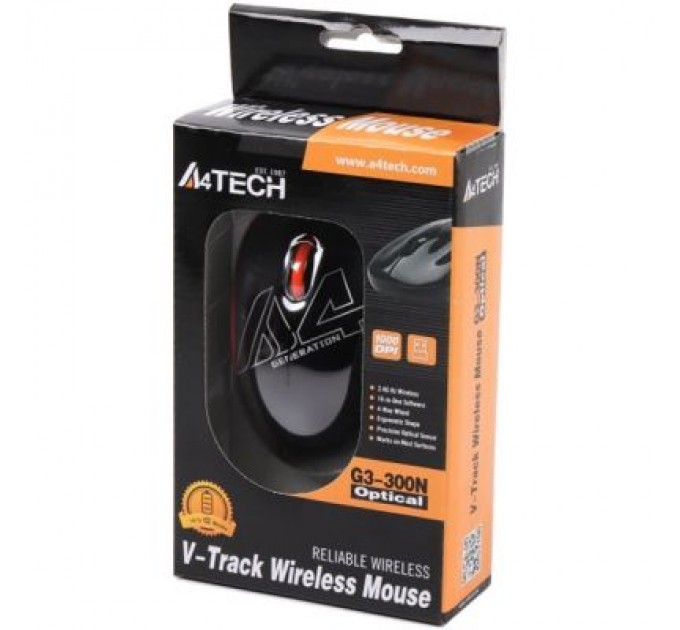 A4Tech Мишка A4Tech G3-300N Black+Orange