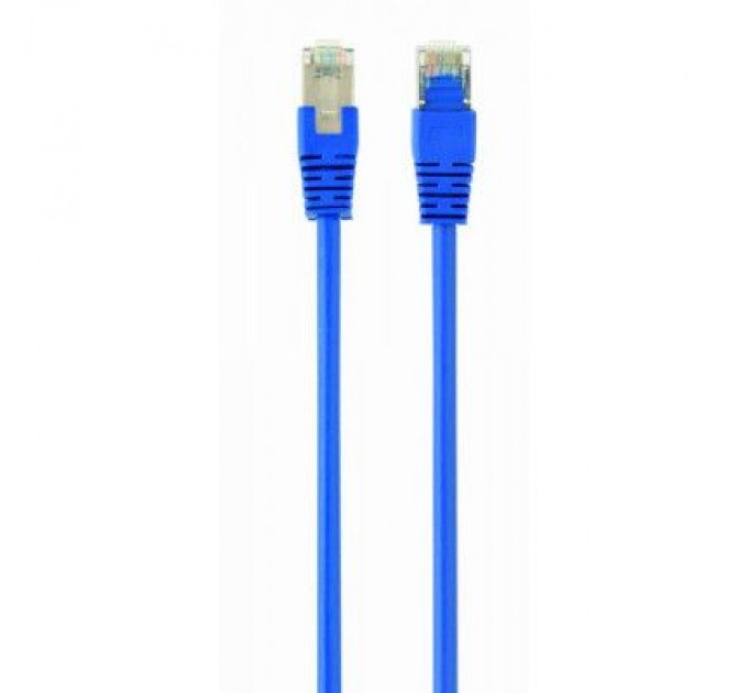 Cablexpert Патч-корд 0.5м FTP cat 5е CCA blue Cablexpert (PP22-0.5M/B)