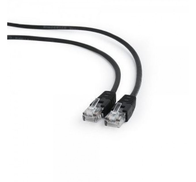 Cablexpert Патч-корд 10м UTP cat 5e CCA black Cablexpert (PP12-10M/BK)