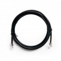 Cablexpert Патч-корд телефонний 2м RJ11 (6P4C) black Cablexpert (TC6P4CR-2M)