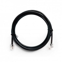 Патч-корд телефонний 2м RJ11 (6P4C) black Cablexpert (TC6P4CR-2M)