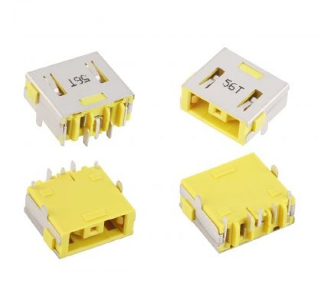 Универсальный Роз'єм живлення ноутбука для Lenovo PJ579 (rectangle + center pin) Универсальный (A49058)