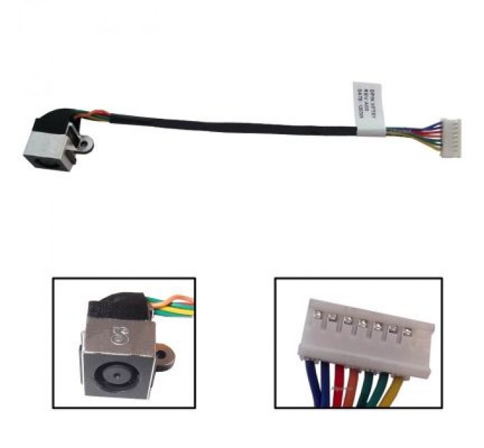 Универсальный Роз'єм живлення ноутбука з кабелем для Dell PJ541 (7.4mm x 5.0mm + center pin), 8(7)- Универсальный (A49059)