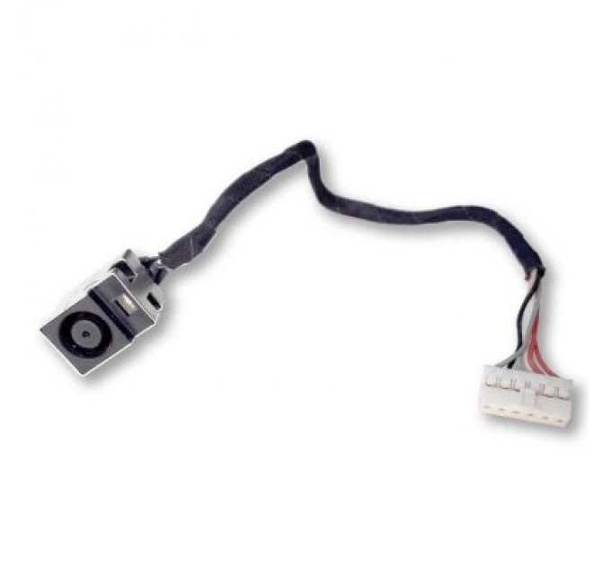 Универсальный Роз'єм живлення ноутбука з кабелем для HP PJ153 (7.4mm x 5.0mm + center pin), 6-pin, Универсальный (A49028)