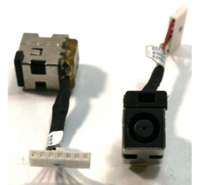 Универсальный Роз'єм живлення ноутбука з кабелем для HP PJ178 (7.4mm x 5.0mm + center pin), 7-pin, Универсальный (A49033)