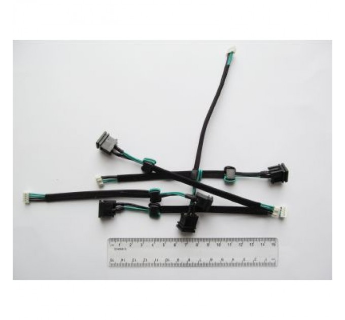 Универсальный Роз'єм живлення ноутбука з кабелем для Toshiba PJ067 (5.5mm x 2.5mm), 4-pin, 16 см Универсальный (A49022)