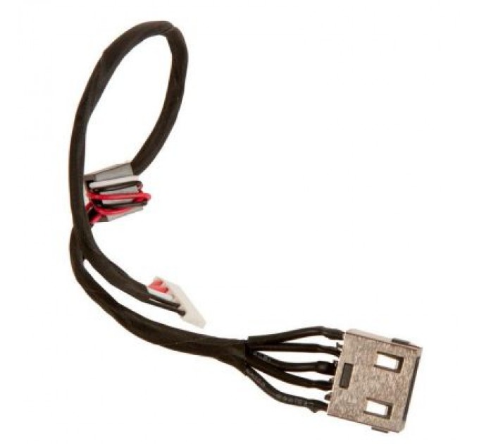 Lenovo Роз'єм живлення ноутбука з кабелем Lenovo для Lenovo PJ960 (прямоугольный + center pin),5-pin,20 см (A49085)
