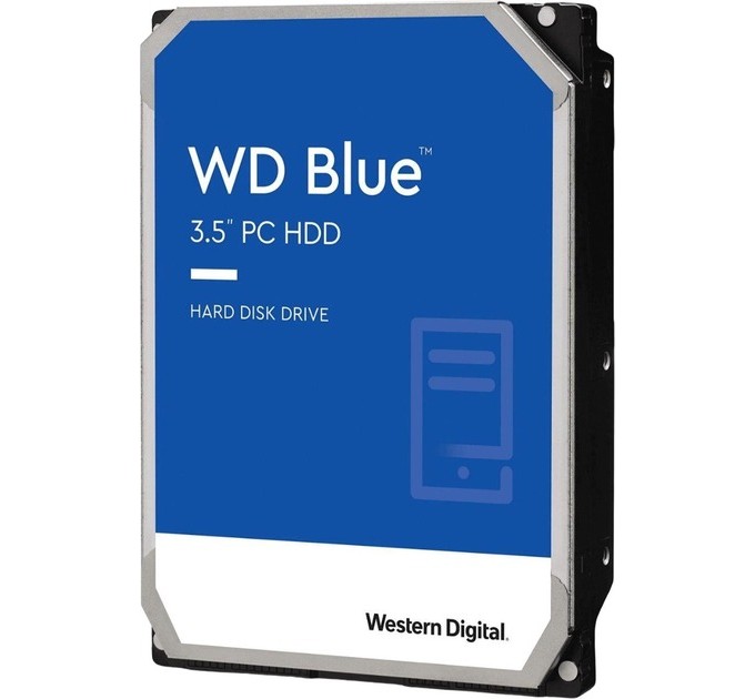 WD Накопичувач HDD SATA 6.0TB WD Blue 5400rpm 256MB (WD60EZAX)