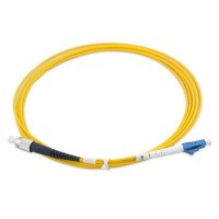 Оптичний патчкорд LC/UPC-FC/PC SingleMode Simplex 1м Eserver (ES-LC-FC/UPC-1-SM-S)