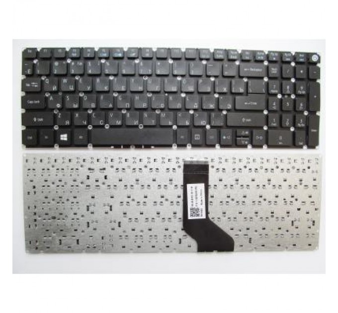 Acer Клавіатура ноутбука Acer Aspire E5-532/E5-573/E5-722/E5-772/V3-574 черная без рамки U (A43917)