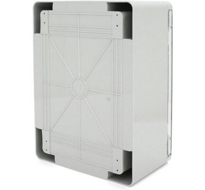 ADAL PANO Шафа настінна ADAL PANO 400х300х170, з прозор. двецятами, IP65, Бокс ударостійкий, ABS пластик (111517)