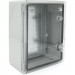 ADAL PANO Шафа настінна ADAL PANO 400х300х170, з прозор. двецятами, IP65, Бокс ударостійкий, ABS пластик (111517)