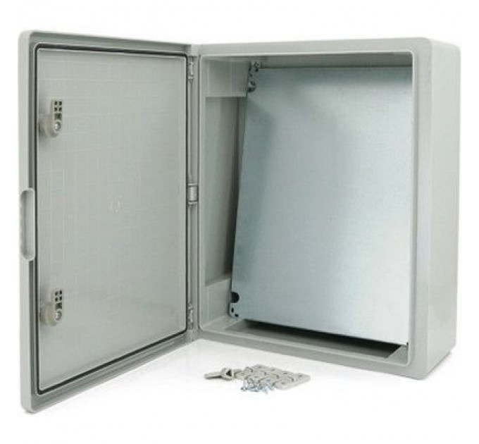 ADAL PANO Шафа настінна ADAL PANO 500х350х190, IP65, Бокс ударостійкий, ABS пластик (108880)