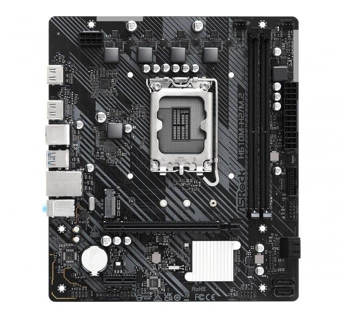 ASRock Материнская плата ASRock H610M-H2/M.2 Socket 1700