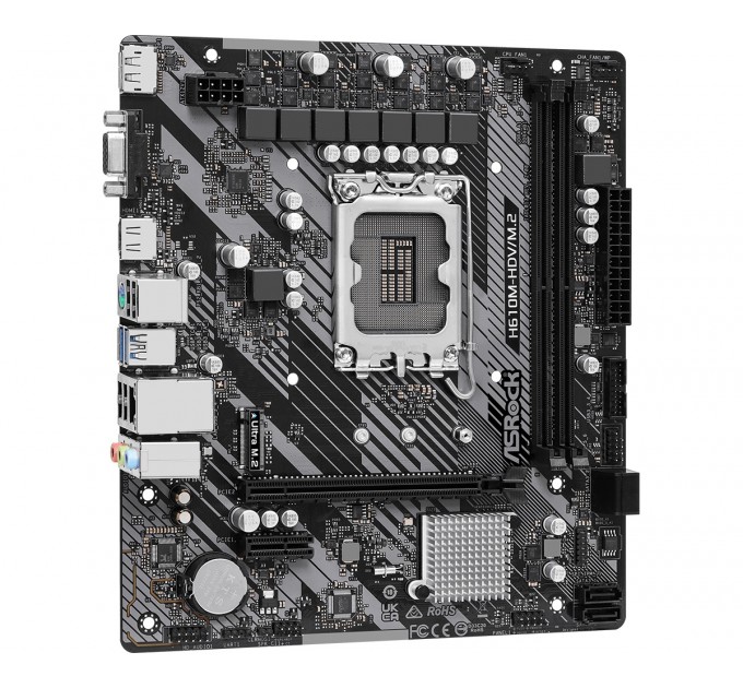 ASRock Материнская плата ASRock H610M-HDV/M.2 R2.0 Socket 1700