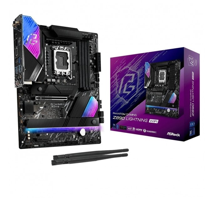 ASRock Материнская плата ASRock Z890 Lightning WiFi Socket 1851