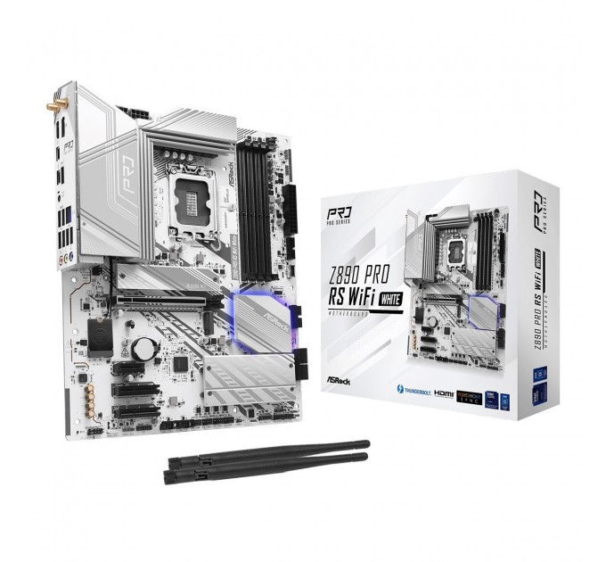 ASRock Материнская плата ASRock Z890 Pro RS WiFi White Socket 1851