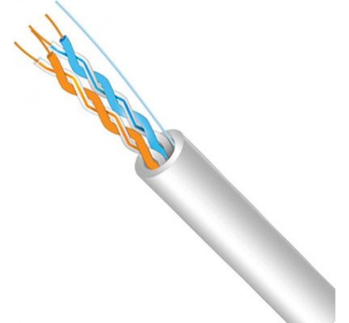 FinMark Кабель мережевий FinMark UTP 500м CAT5e 2P 24AWG PVC W Pull Box (053981)