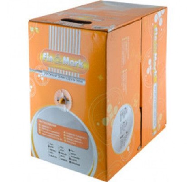 FinMark Кабель мережевий FinMark UTP 305м CAT6 4P 23AWG LSZH Or Pull Box (163151)