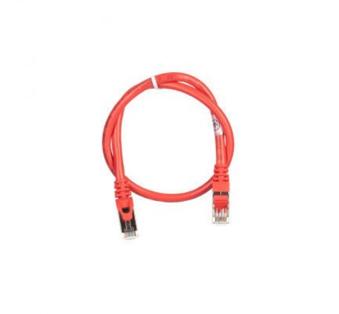 2E Патч-корд 0.50м S/FTP Cat 6 CU PVC 26AWG 7/0.16 red 2E (2E-PC6SFTPCOP-050RD)