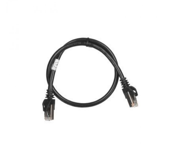 2E Патч-корд 0.50м S/FTP Cat 6 CU PVC 26AWG 7/0.16 black 2E (2E-PC6SFTPCOP-050BK)