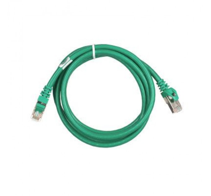 2E Патч-корд 1.50м S/FTP Cat 6 CU PVC 26AWG 7/0.16 green 2E (2E-PC6SFTPCOP-150GRN)