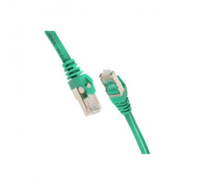 2E Патч-корд 1.50м S/FTP Cat 6 CU PVC 26AWG 7/0.16 green 2E (2E-PC6SFTPCOP-150GRN)