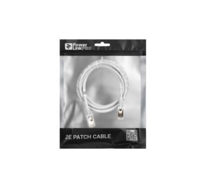 2E Патч-корд 1.50м S/FTP Cat 6 CU PVC 26AWG 7/0.16 grey 2E (2E-PC6SFTPCOP-150GRY)