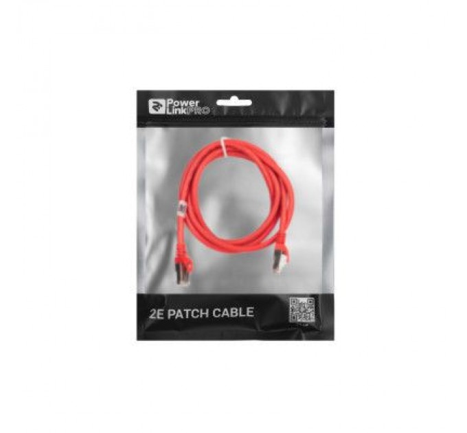 2E Патч-корд 1.50м S/FTP Cat 6 CU PVC 26AWG 7/0.16 red 2E (2E-PC6SFTPCOP-150RD)