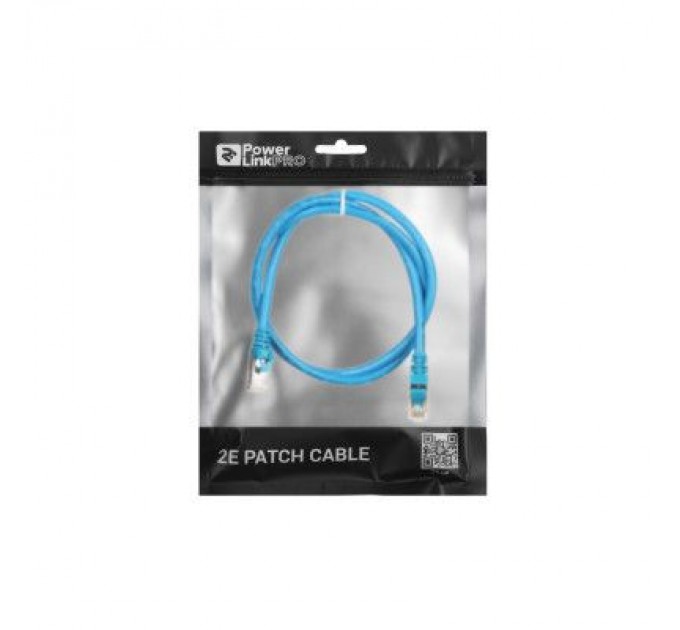 2E Патч-корд 1м S/FTP Cat 6 CU PVC 26AWG 7/0.16 blue 2E (2E-PC6SFTPCOP-100BL)