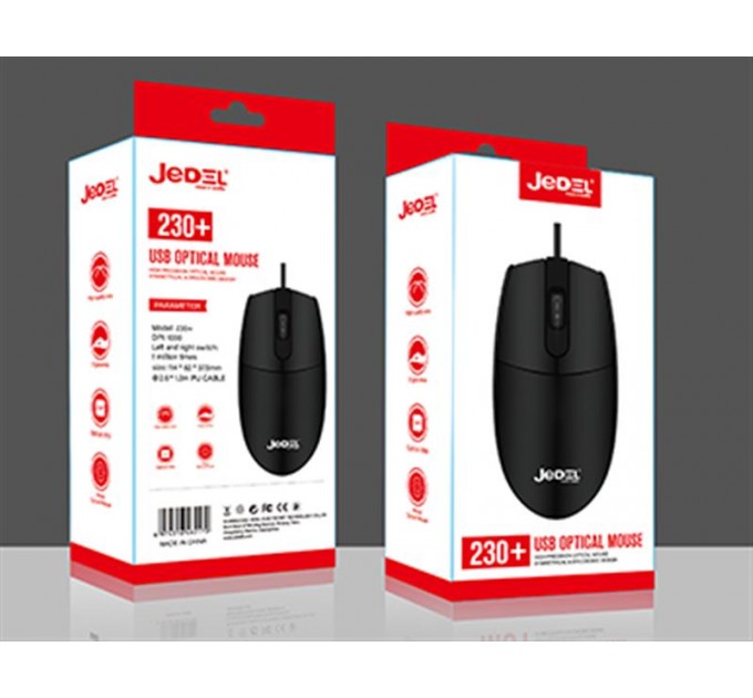 Jedel Мышь Jedel 230+ Black