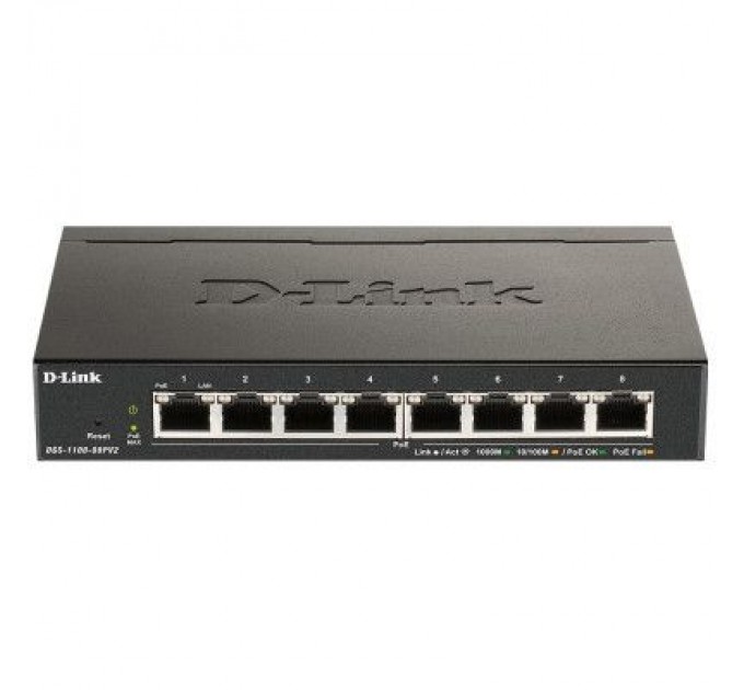 D-Link Комутатор мережевий D-Link DGS-1100-08PV2