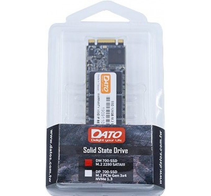 Dato Накопичувач SSD  512GB Dato DM700 M.2 SATAIII 3D TLC (DM700SSD-512GB)