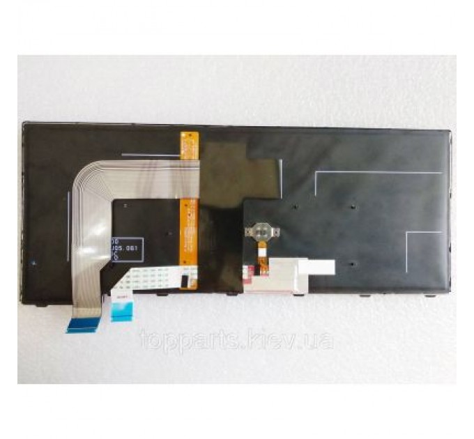 Lenovo Клавіатура ноутбука Lenovo ThinkPad T460/T460P черн.с черн.рамк/с ТП/с подсв.UA/RU/US (A43476)