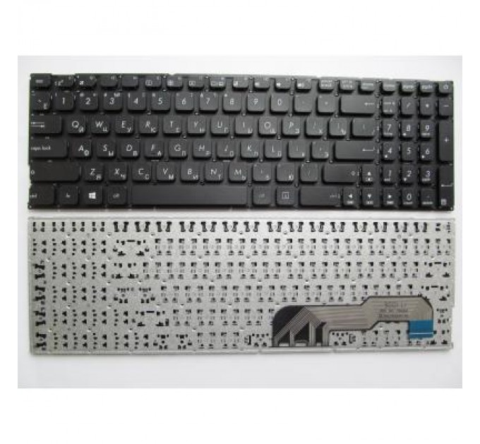 ASUS Клавіатура ноутбука ASUS X541 черн.без рамки RU/US (A43463)