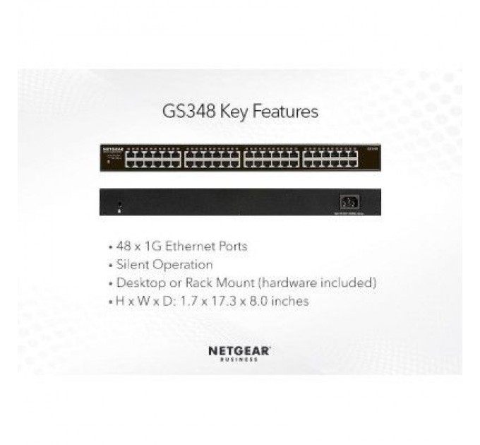 Netgear Комутатор мережевий Netgear GS348-100EUS