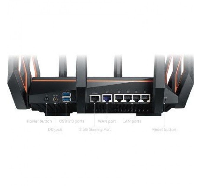 ASUS Маршрутизатор ASUS GT-AX11000 (90IG04H0-MU9G00)
