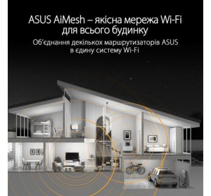 ASUS Маршрутизатор ASUS TUF-AX4200 (90IG07Q0-MU9100)