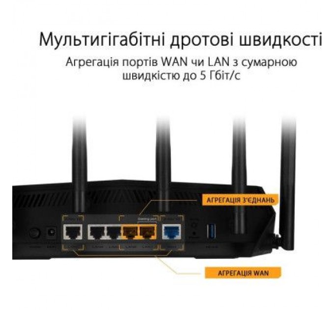 ASUS Маршрутизатор ASUS TUF-AX6000 (90IG07X0-MO3C00)