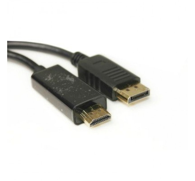 PowerPlant Кабель мультимедійний Display Port to HDMI 1.8m PowerPlant (KD00AS1278)