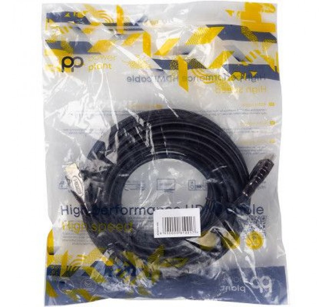PowerPlant Кабель мультимедійний HDMI to HDMI 15.0m PowerPlant (KD00AS1294)